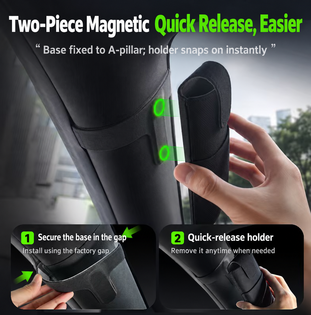 Magnetic Sunglasses Case for Tesla Model Y 2020-2026 - view 4