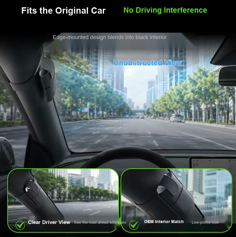 Magnetic Sunglasses Case for Tesla Model Y 2020-2026 - view 10