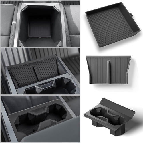Cybertruck Center Console Accessories - 3 Piece Set