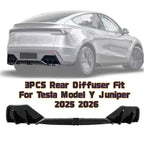 Rear Diffuser Lip & Side Molding Guards for Tesla Model Y Juniper 2025-2026 - view 5