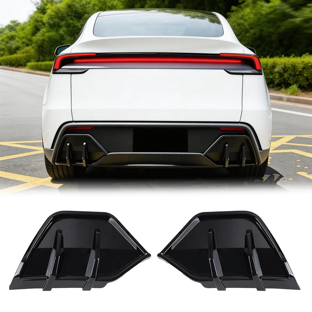 Rear Diffuser Lip & Side Molding Guards for Tesla Model Y Juniper 2025-2026 - view 6