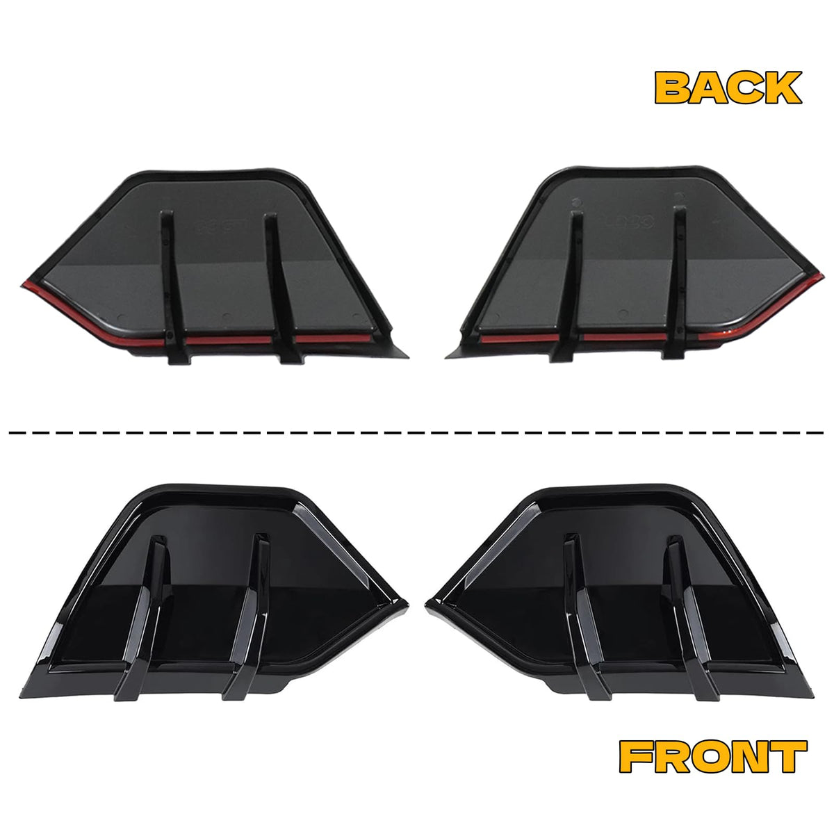 Rear Diffuser Lip & Side Molding Guards for Tesla Model Y Juniper 2025-2026 - view 10