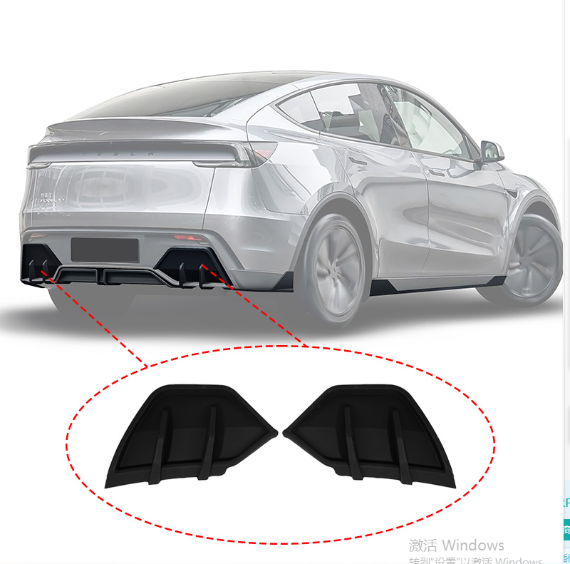Rear Diffuser Lip & Side Molding Guards for Tesla Model Y Juniper 2025-2026 - view 3