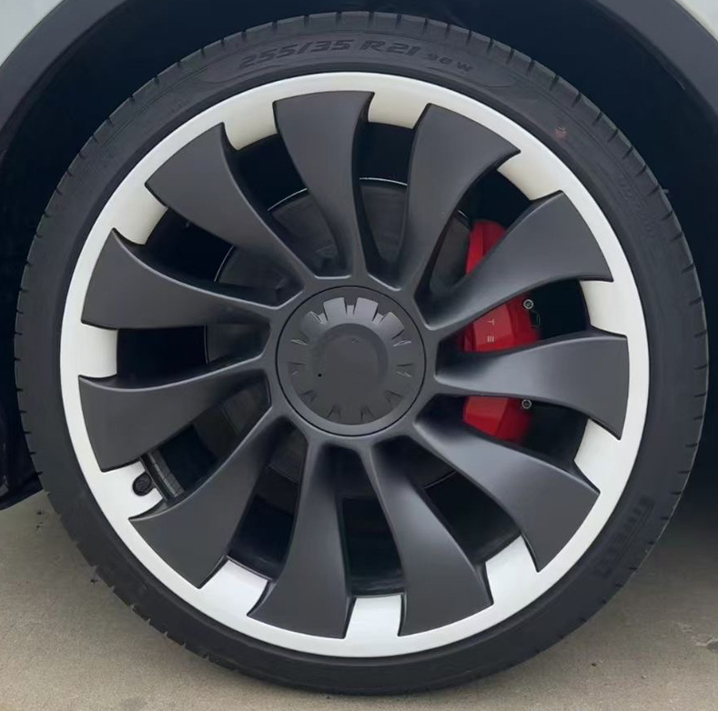 Uberturbine-Style Wheel Covers for Tesla Model Y 2020-2024 (19/20/21 in, 4 Pcs) - view 11