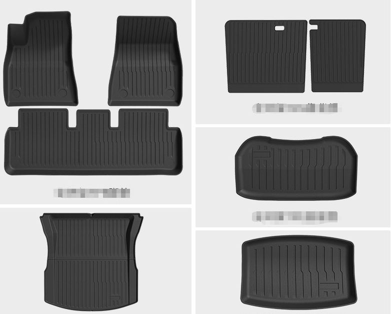 3D TPE All-Weather Floor Mats for Tesla Model 3/Y 2020-2026
