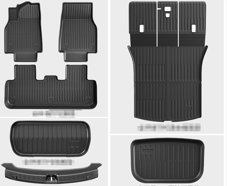 3D TPE All-Weather Floor Mats for Tesla Model 3/Y 2020-2026