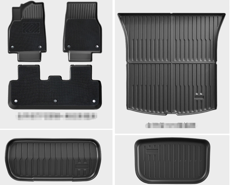 3D TPE All-Weather Floor Mats for Tesla Model 3/Y 2020-2026