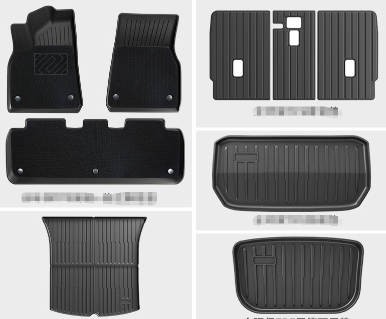 3D TPE All-Weather Floor Mats for Tesla Model 3/Y 2020-2026