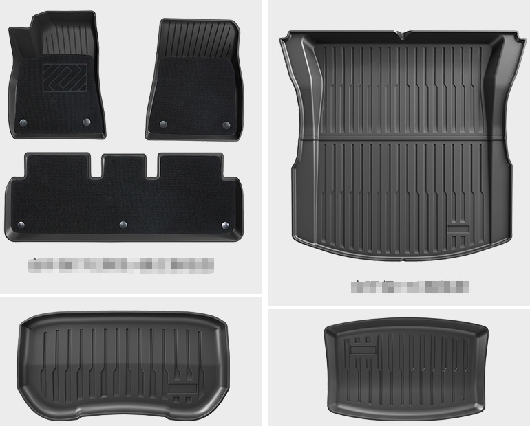 3D TPE All-Weather Floor Mats for Tesla Model 3/Y 2020-2026
