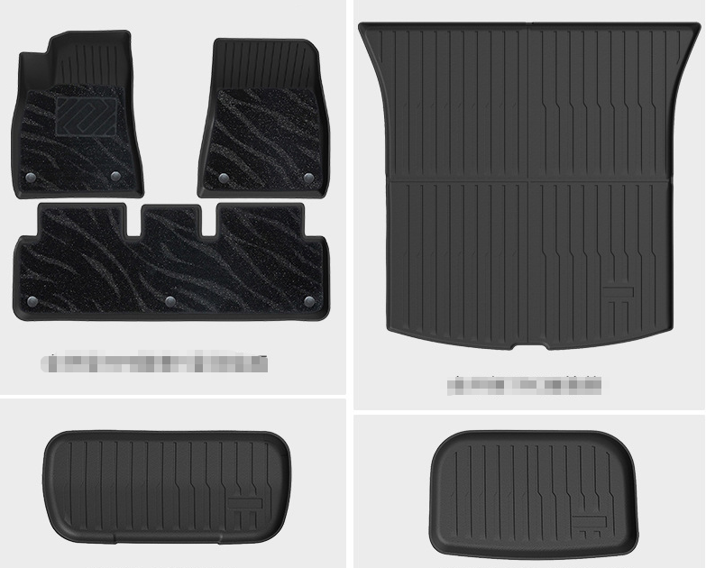 3D TPE All-Weather Floor Mats for Tesla Model 3/Y 2020-2026