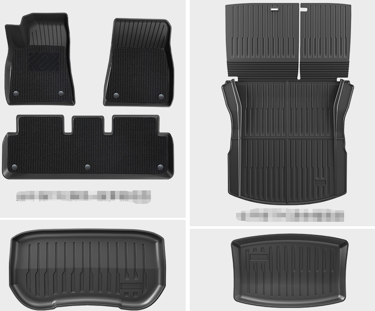 3D TPE All-Weather Floor Mats for Tesla Model 3/Y 2020-2026