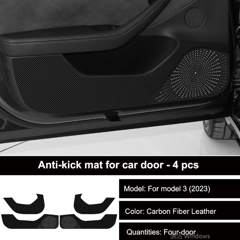 Door Anti-Kick Pads for Tesla Model 3/Y 2020-2026 - view 19